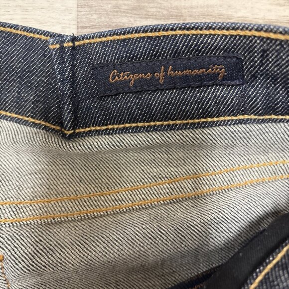 Citizens of Humanity Jeans #109 Low Waist Flare Womens 28 Dark Wash Denim RicRac - Picture 10 of 13